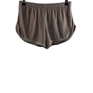 John Galt Blush Pinkish Velour Lisette Shorts Size OS
